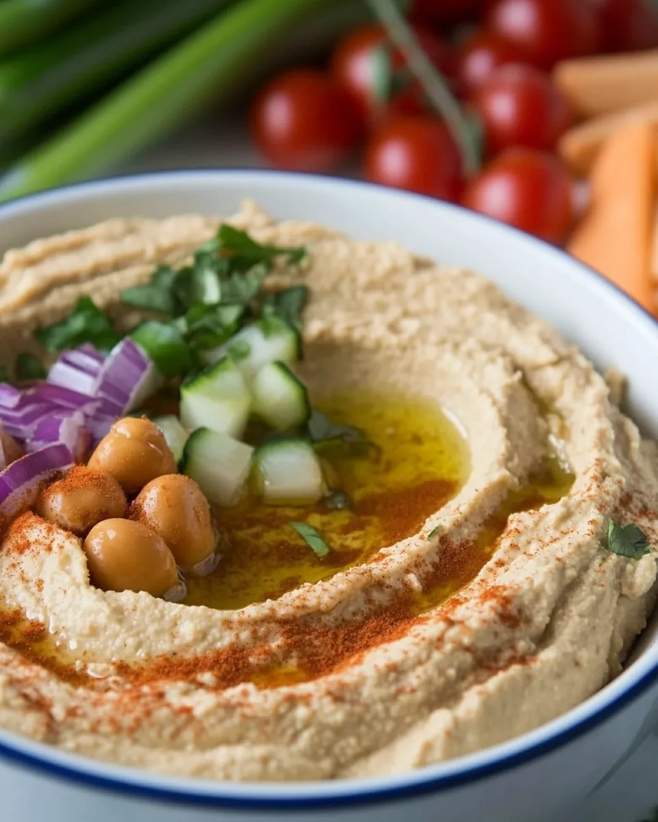 Delicious Big-Batch Make-Ahead-and-Freeze Hummus shot
