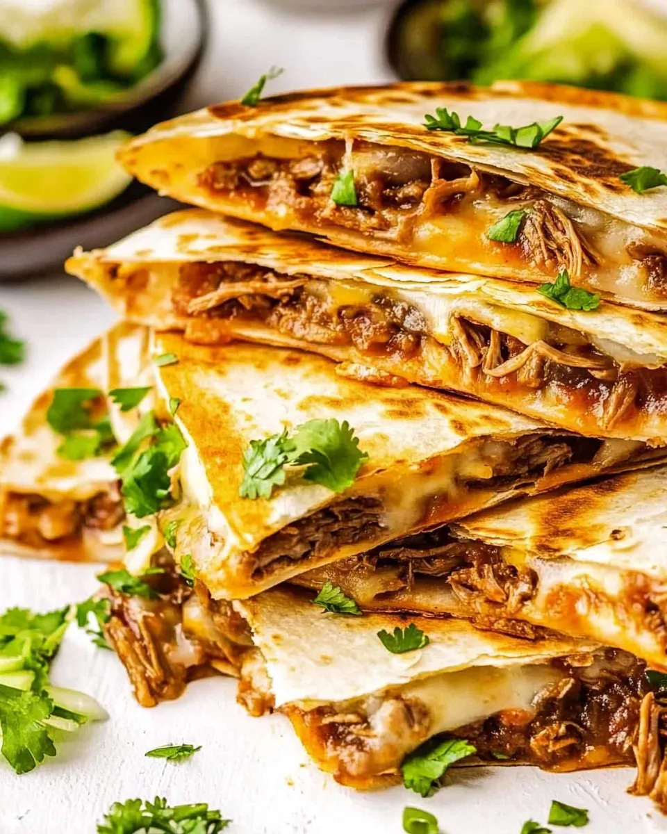 Delicious Birria Quesadillas shot