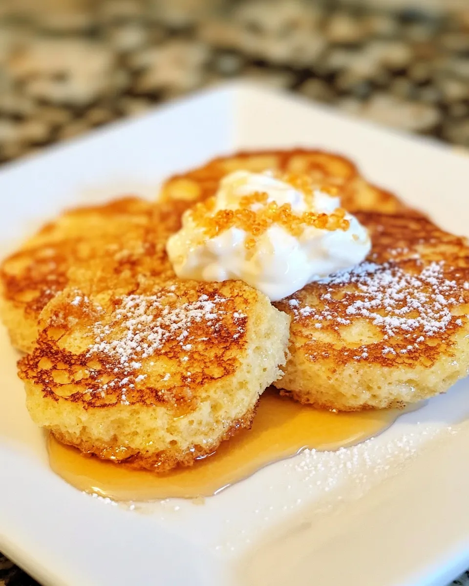 Delicious Biscuit French Toast shot
