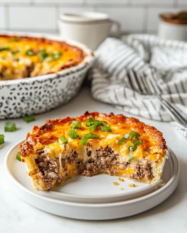 Easy Bisquick Impossible Cheeseburger Pie photo