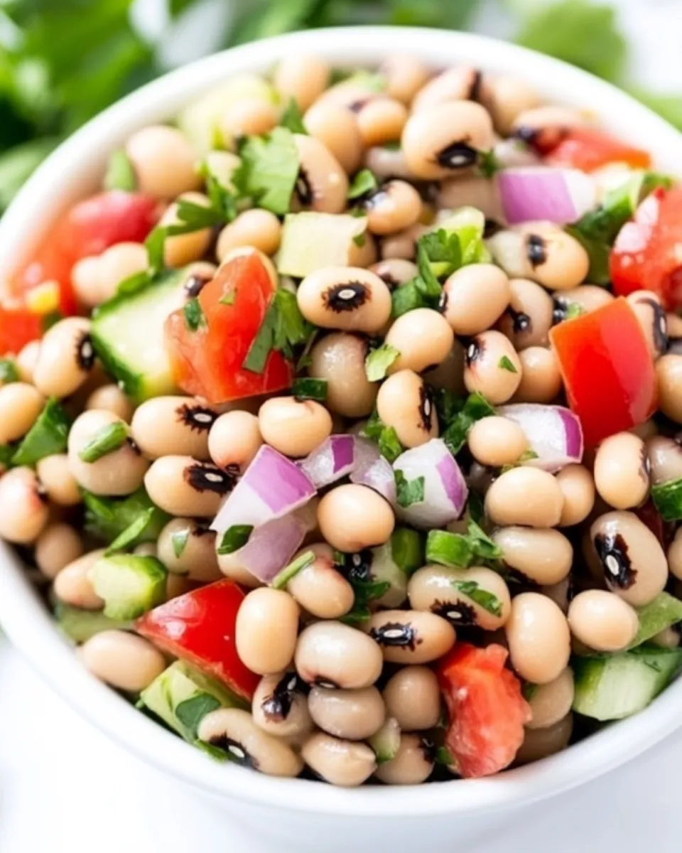 Homemade Black-Eyed Pea Salad (Easy!) recipe photo