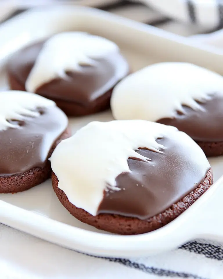 Homemade Black and White Cookies Recipe photo