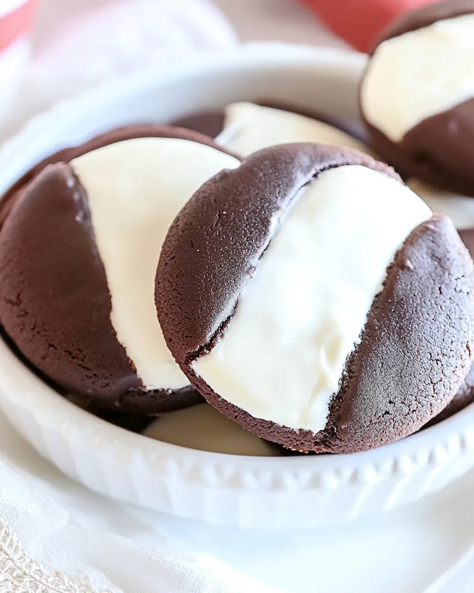Delicious Black and White Cookies Recipe dish photo