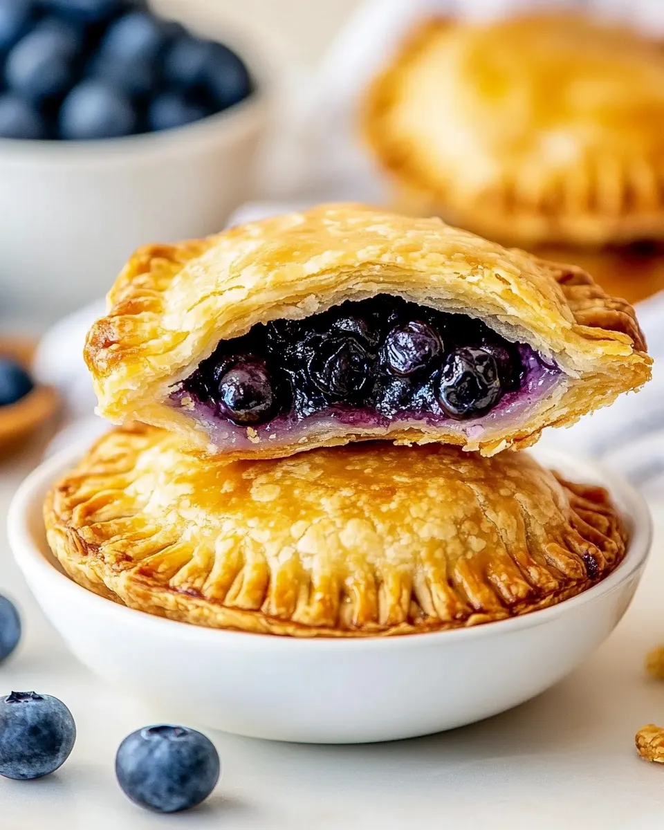 Delicious Blueberry Air Fryer Hand Pies image