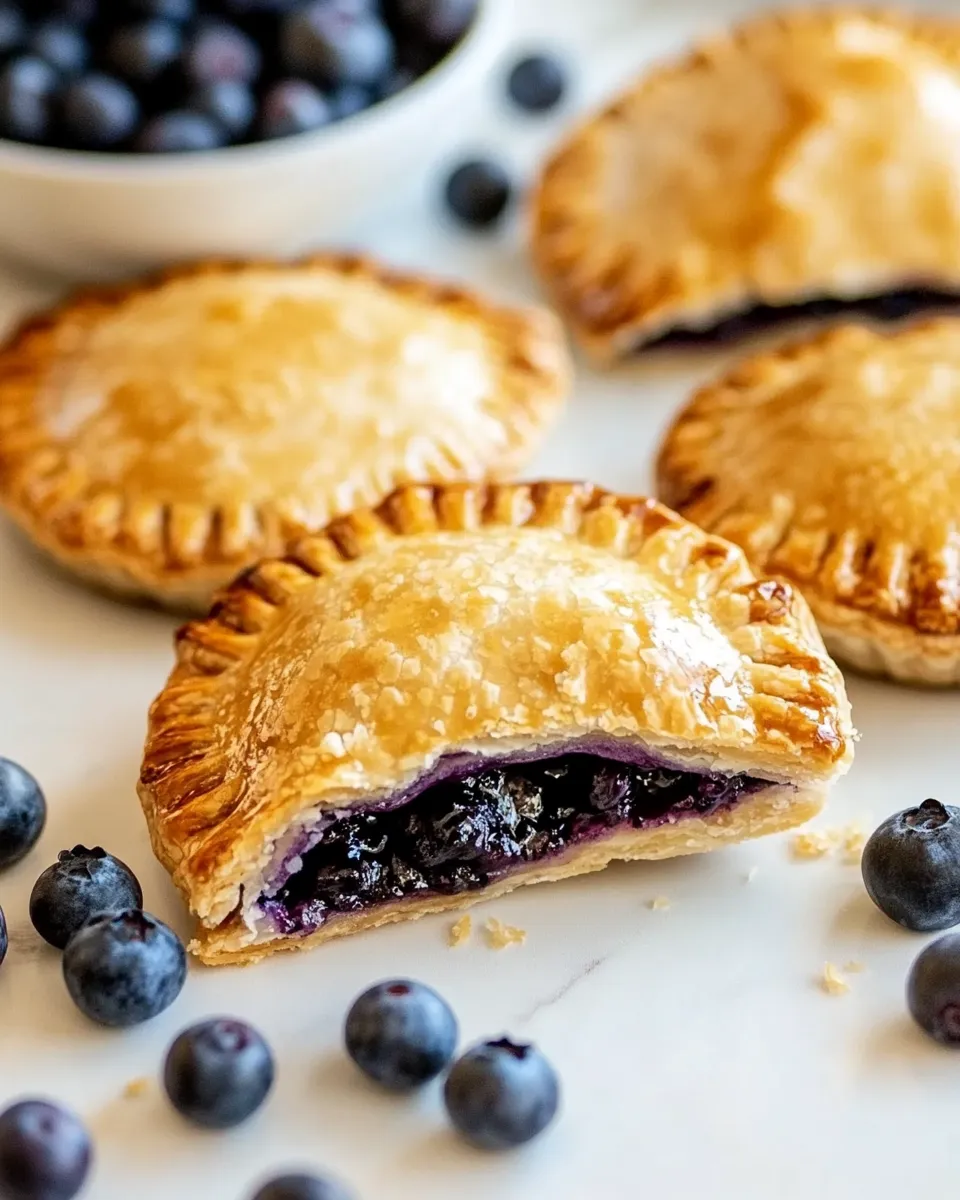 Quick Blueberry Air Fryer Hand Pies recipe photo