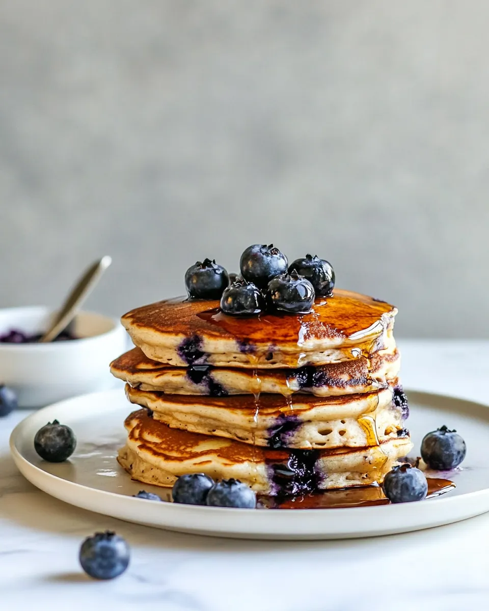 Homemade Blueberry Pancakes photo
