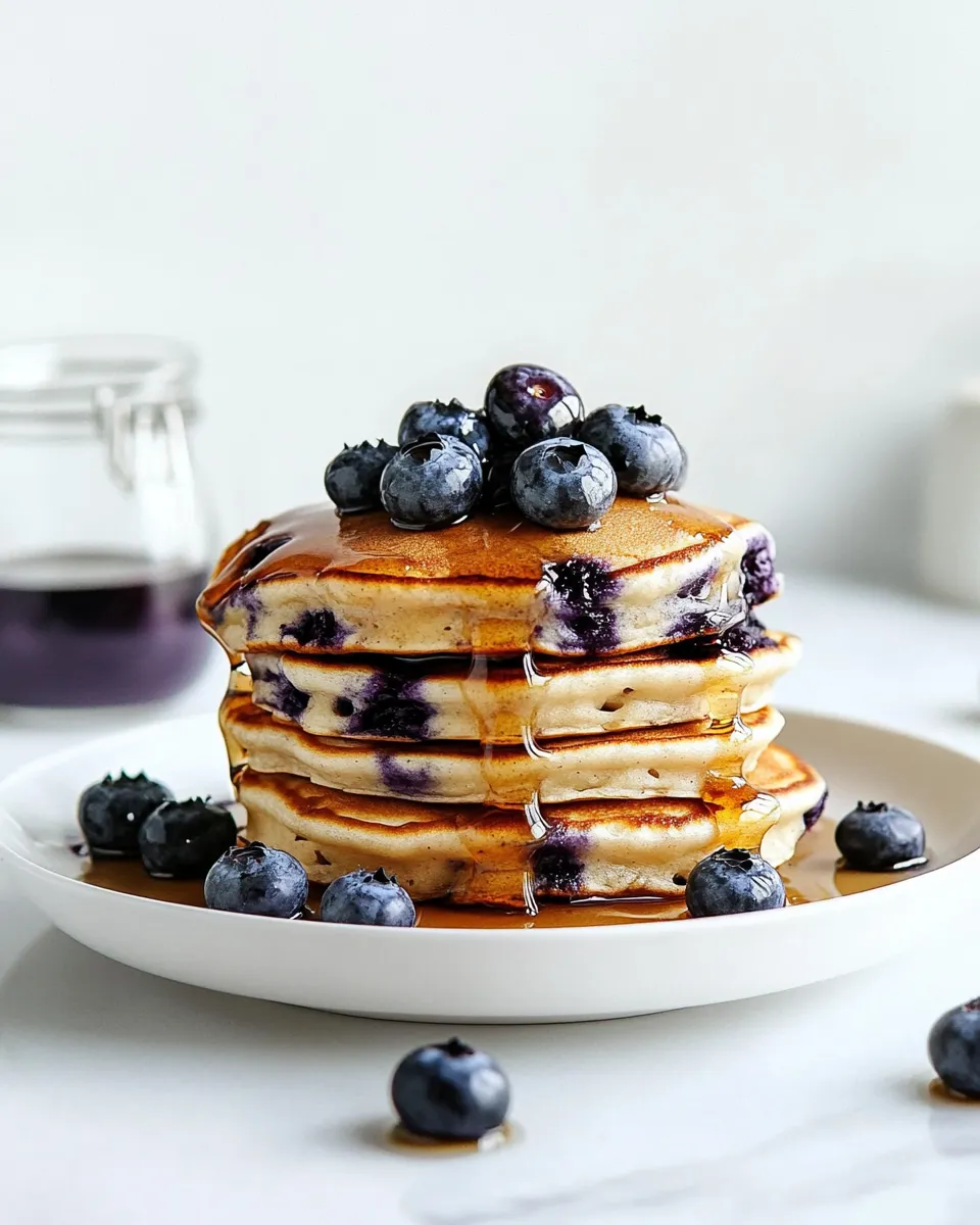 Delicious Blueberry Pancakes shot