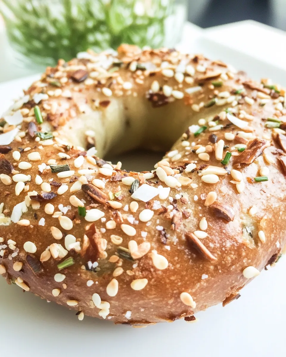 Delicious Breakfast Bagel shot