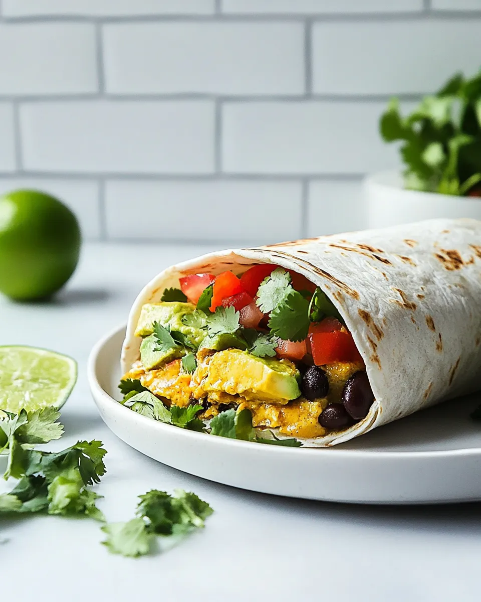 Homemade Breakfast Burrito photo