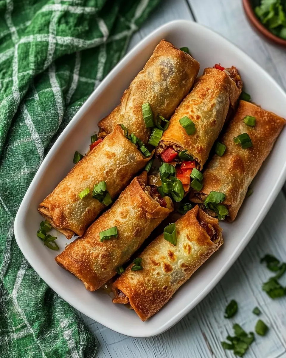 Homemade Breakfast Egg Rolls photo