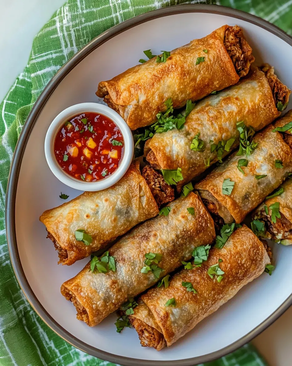 Easy Breakfast Egg Rolls recipe photo