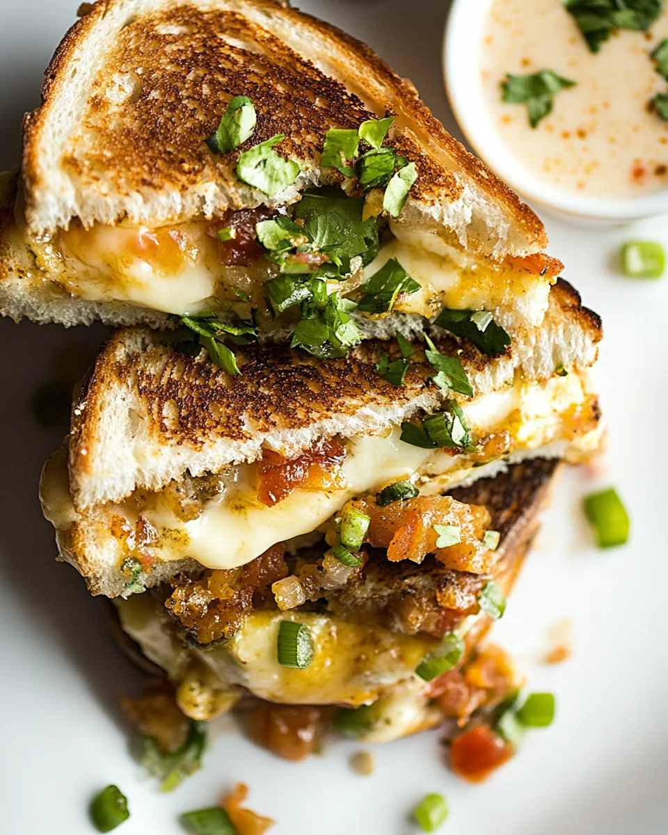 Delicious Breakfast Grilled Cheese shot