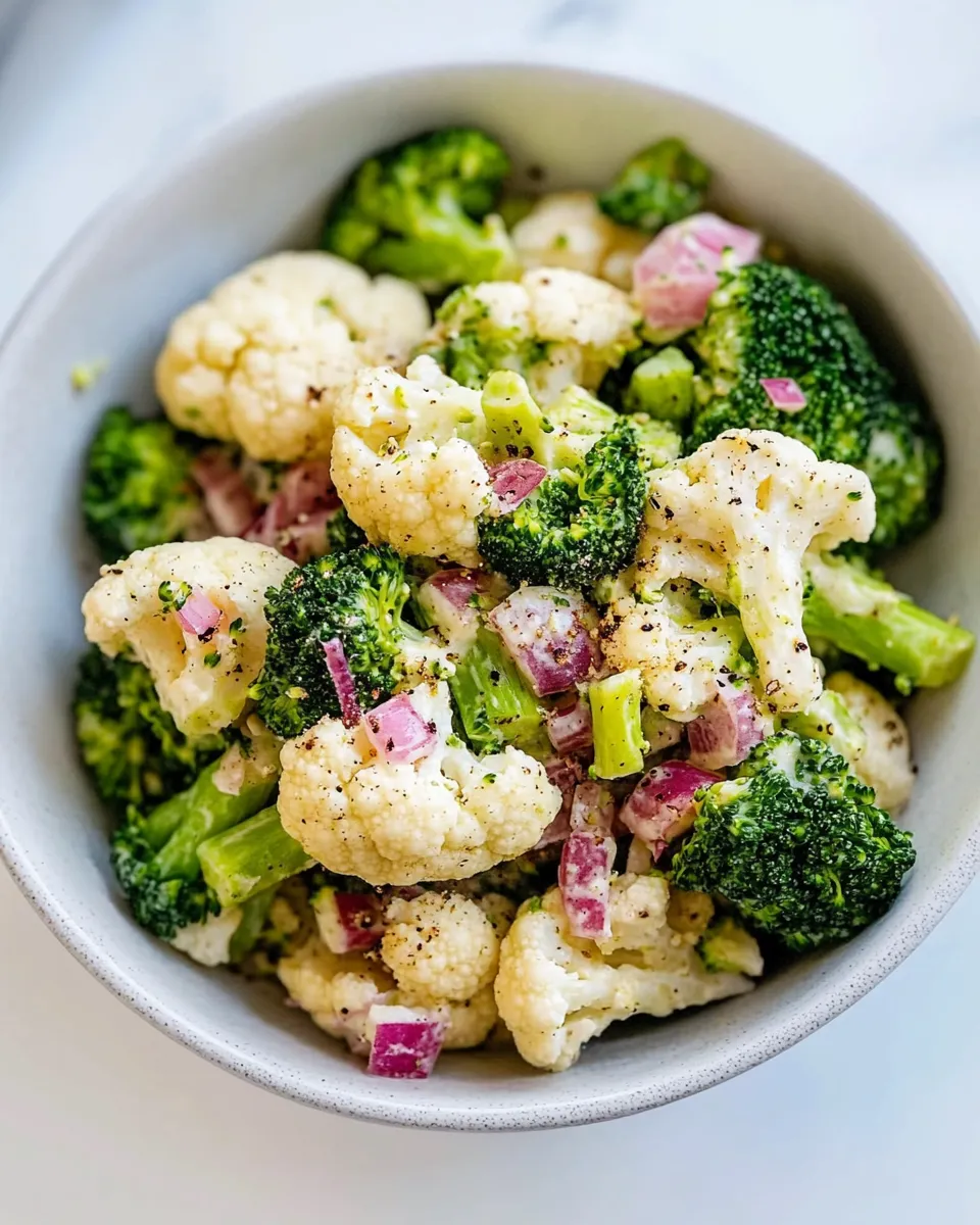Best Broccoli Cauliflower Salad image
