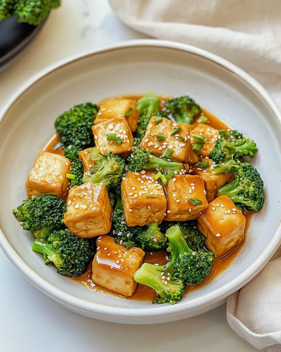 Homemade Broccoli Tofu Stir-Fry photo