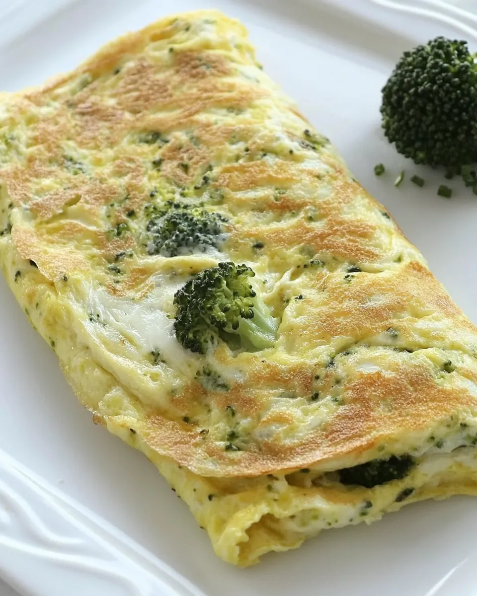 Classic Broccoli and Cheese Omelet image