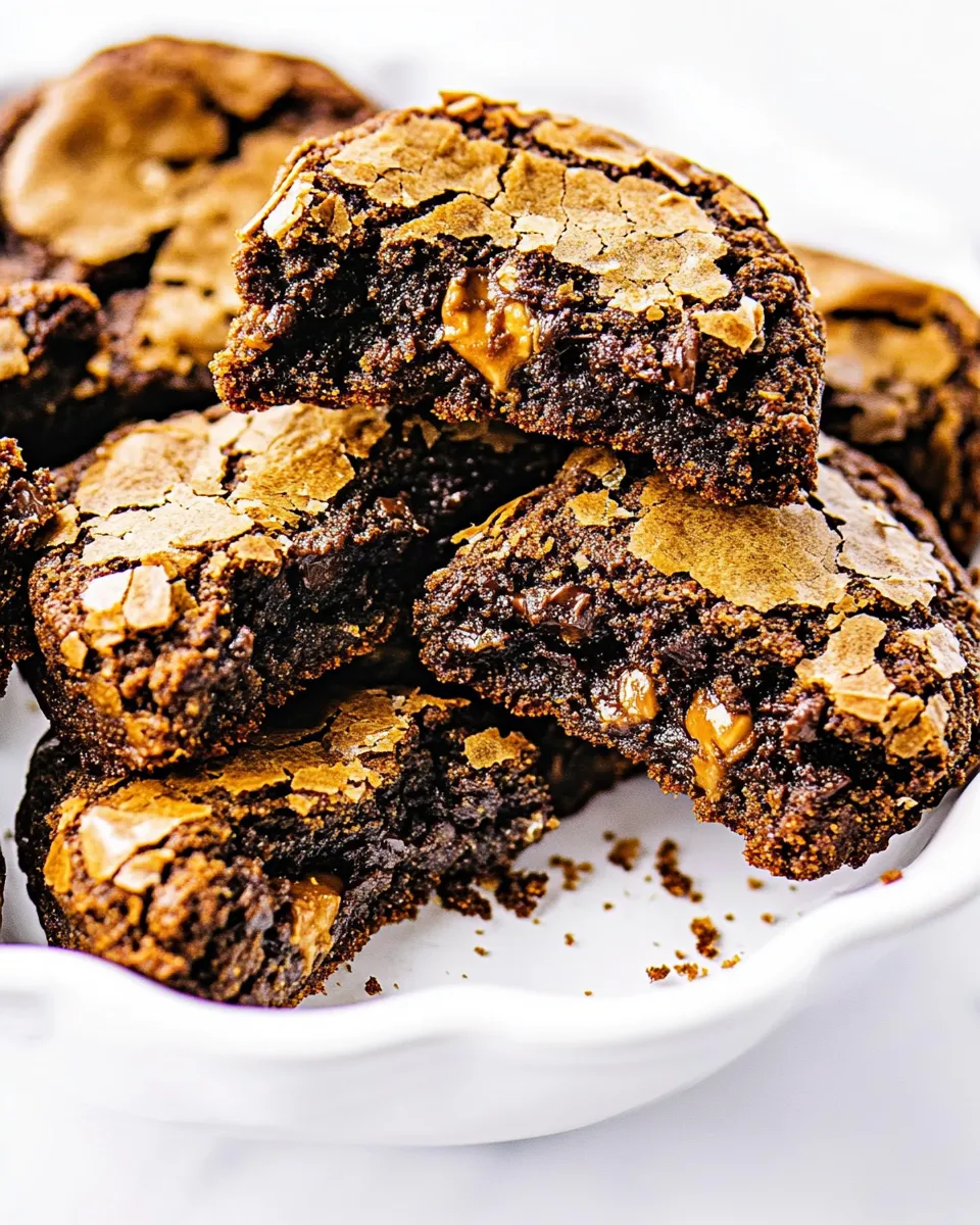 Homemade Brookies (Brownie Cookies) photo