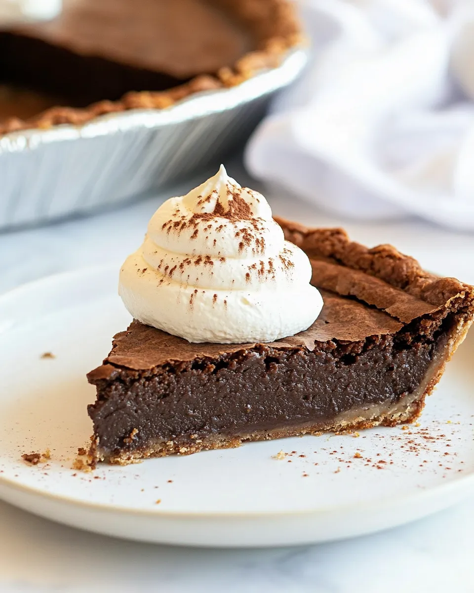 Easy Brownie Pie photo