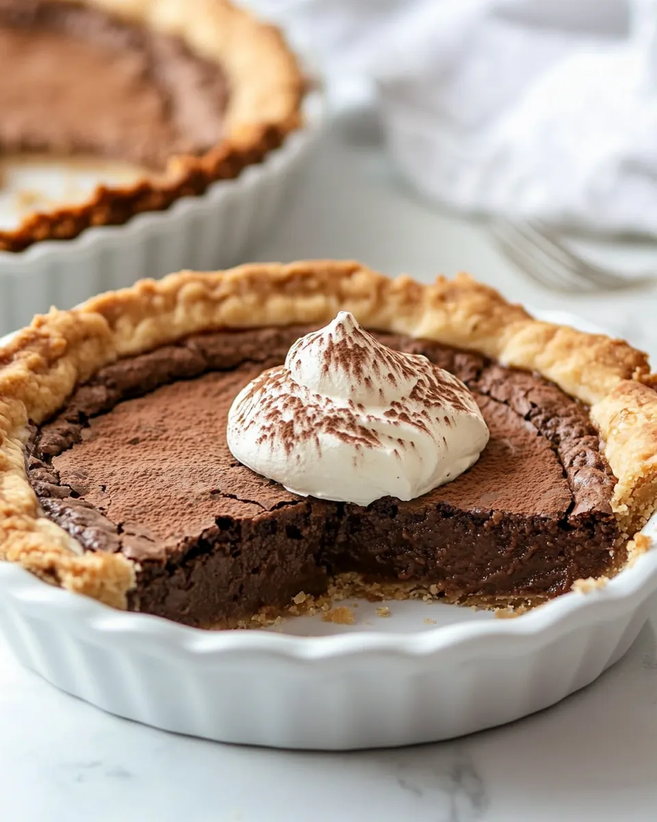 Classic Brownie Pie recipe photo