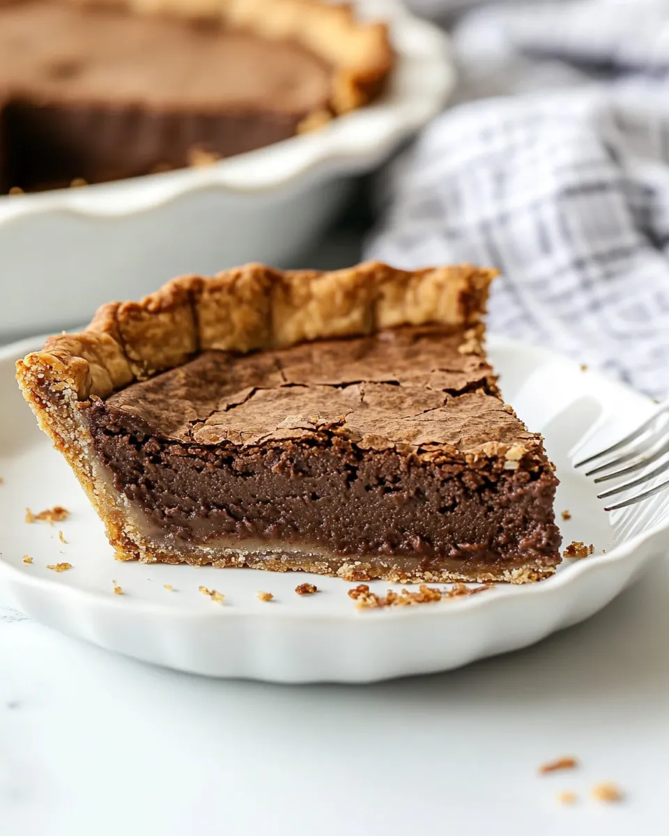 Best Brownie Pie dish photo