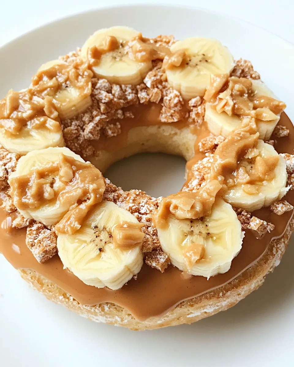 Tasty Bruleed Banana and Peanut Butter Bagel dish photo