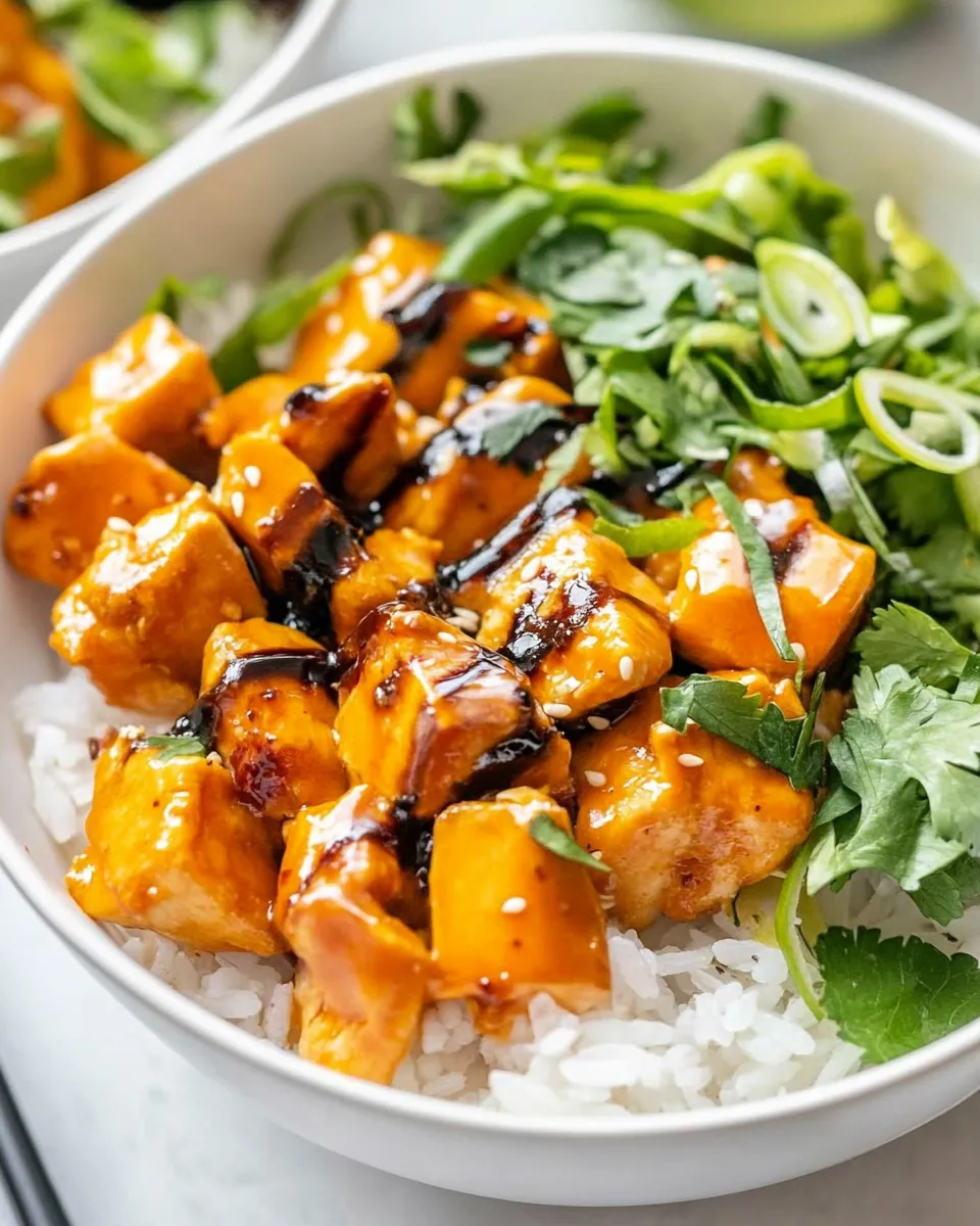 Classic Buffalo Chicken Rice Bowls image