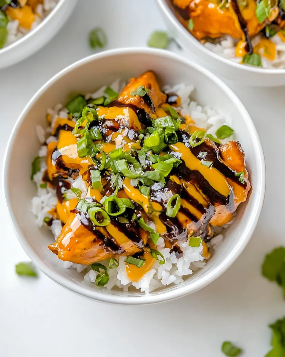 Delicious Buffalo Chicken Rice Bowls shot