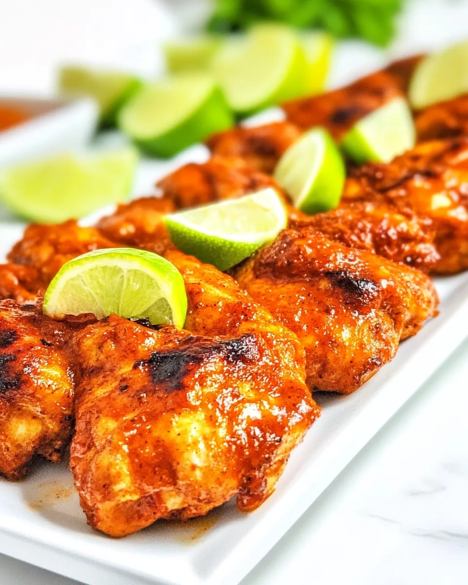 Quick Buffalo Lime Chicken dish photo