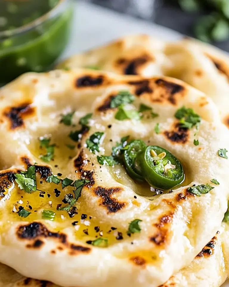 Homemade Bullet Naan (Spicy Indian Flatbread) photo