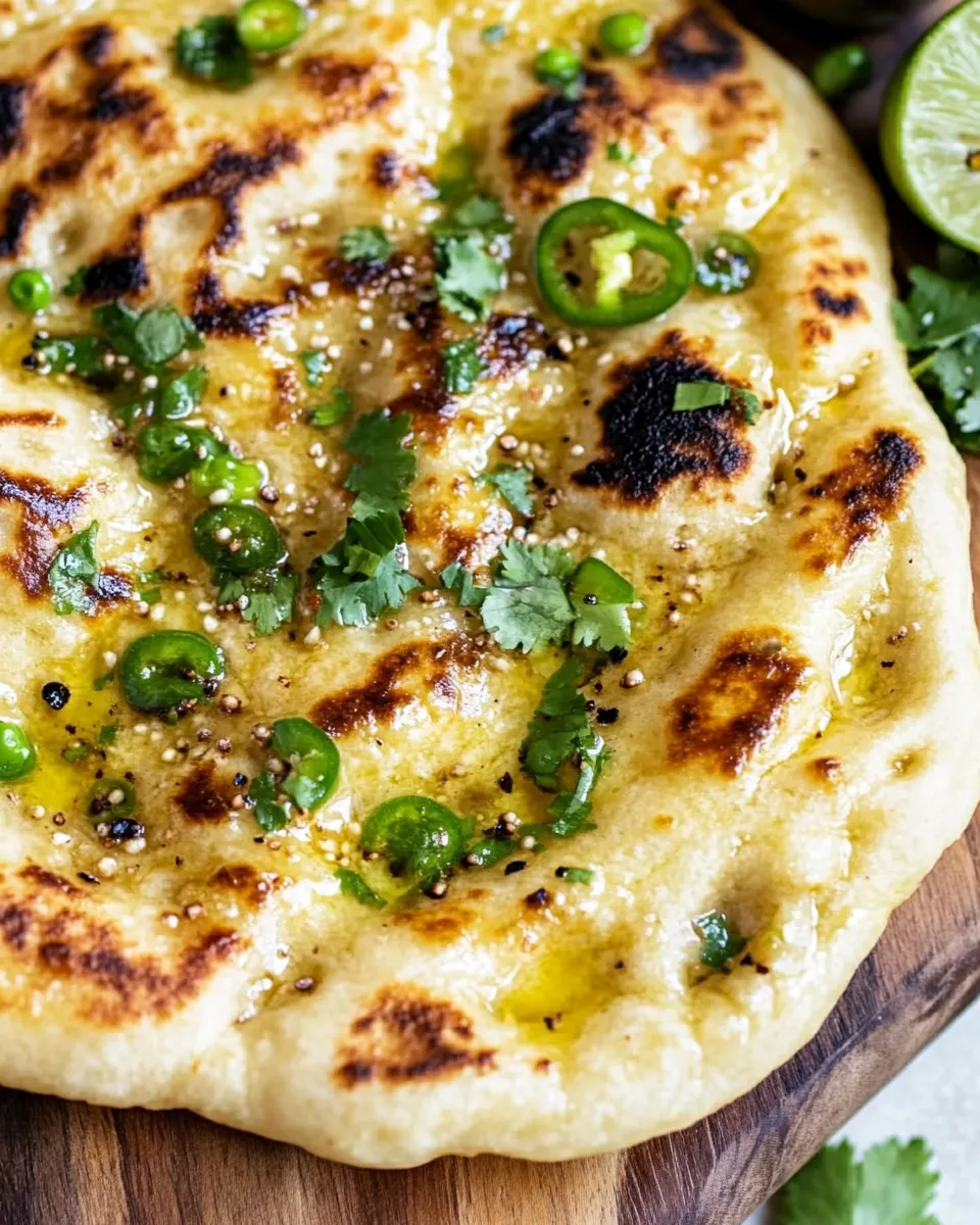 Easy Bullet Naan (Spicy Indian Flatbread) recipe photo
