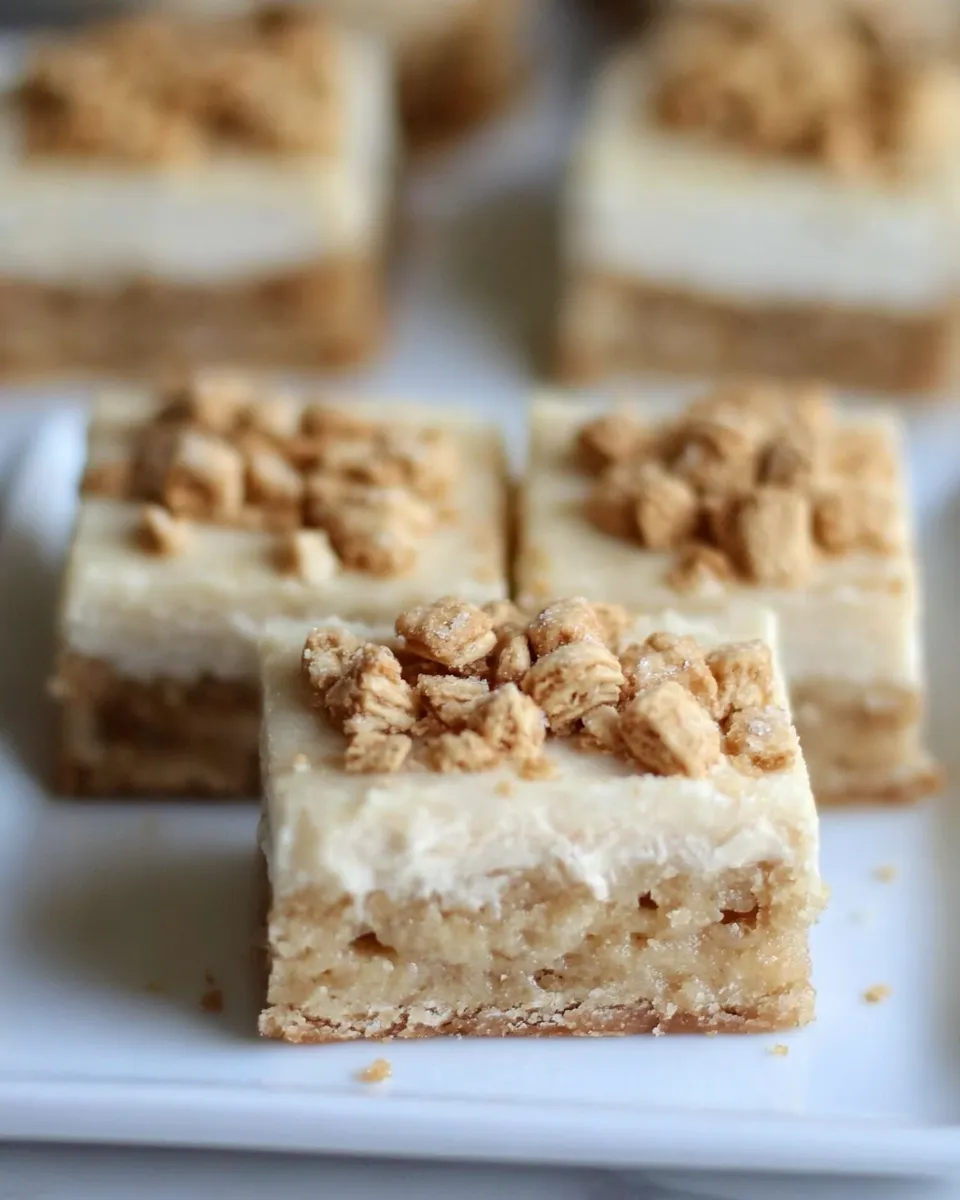 Delicious Butter Brickle Graham Cracker Bars shot