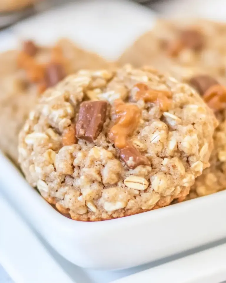 Homemade Butterfinger Oatmeal Cookies photo