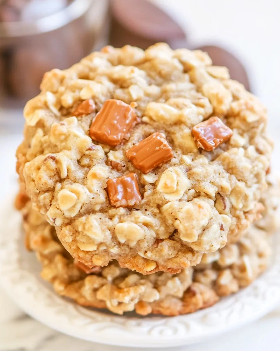 Classic Butterfinger Oatmeal Cookies image