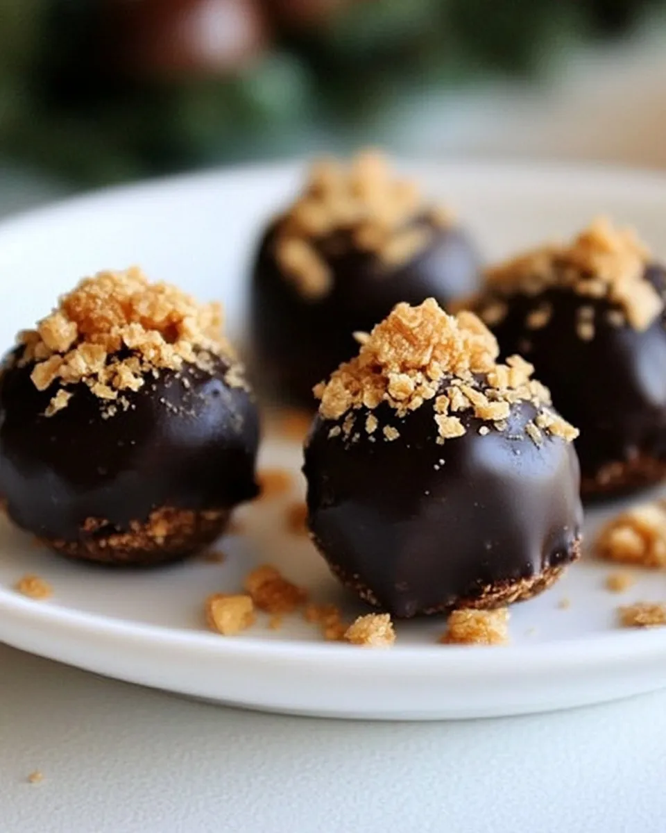 Homemade Butterfinger Truffles photo