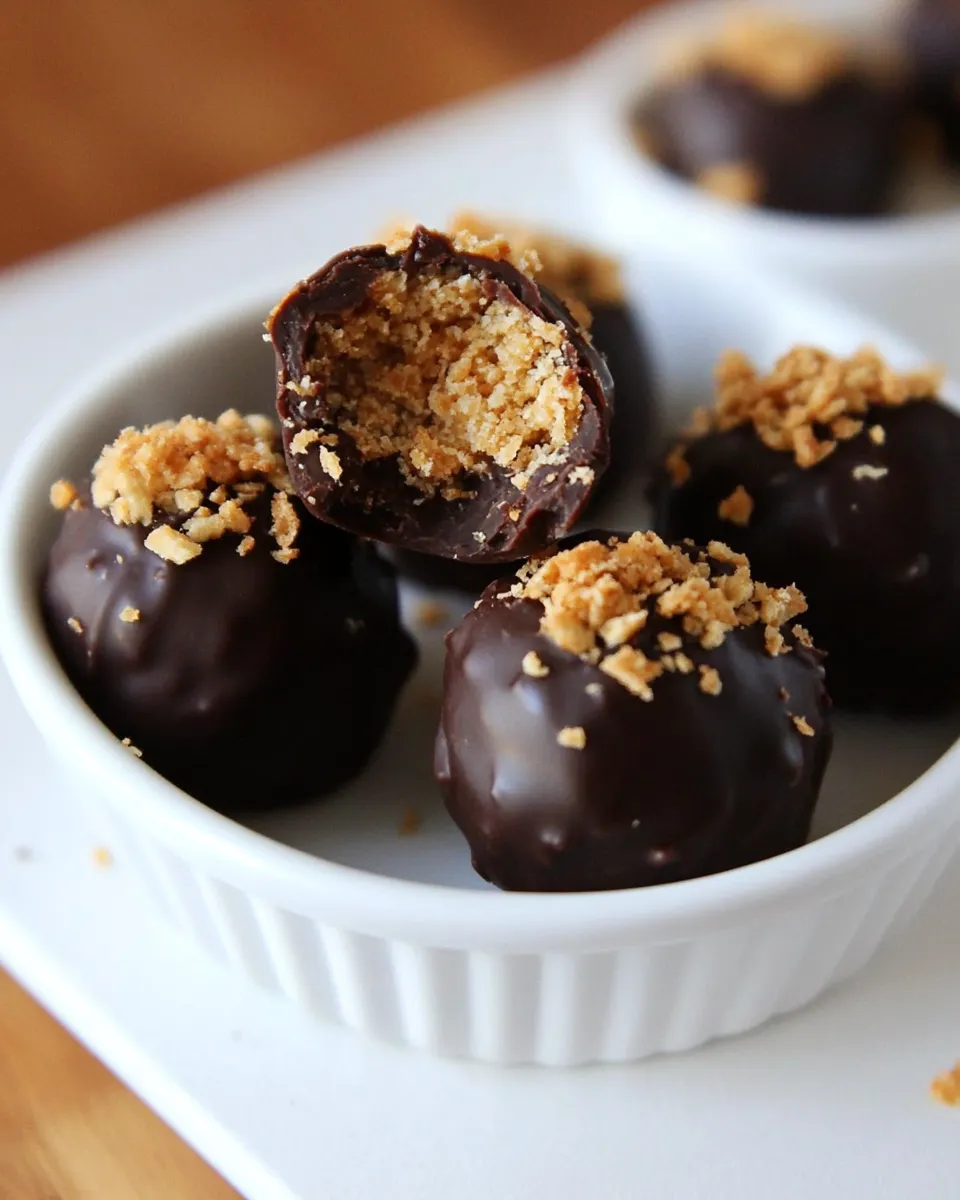 Easy Butterfinger Truffles image