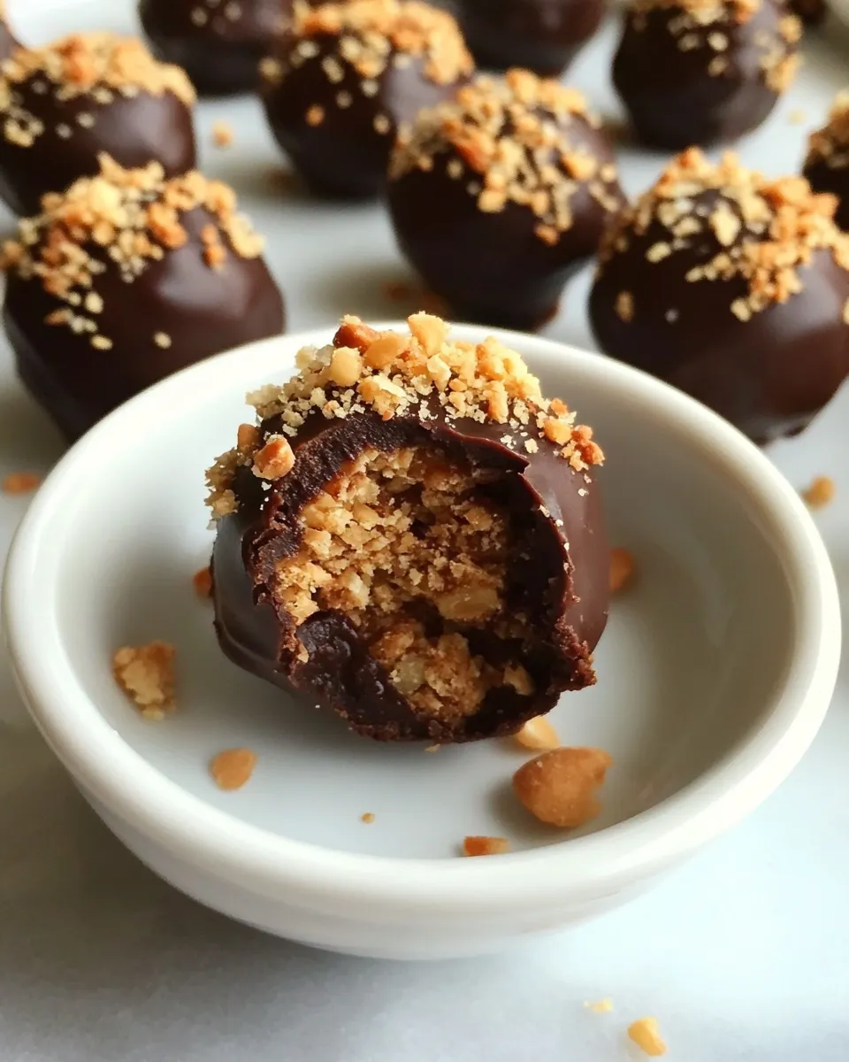 Delicious Butterfinger Truffles recipe photo