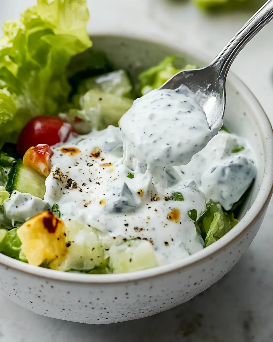 Homemade Buttermilk Blue Cheese Dressing photo