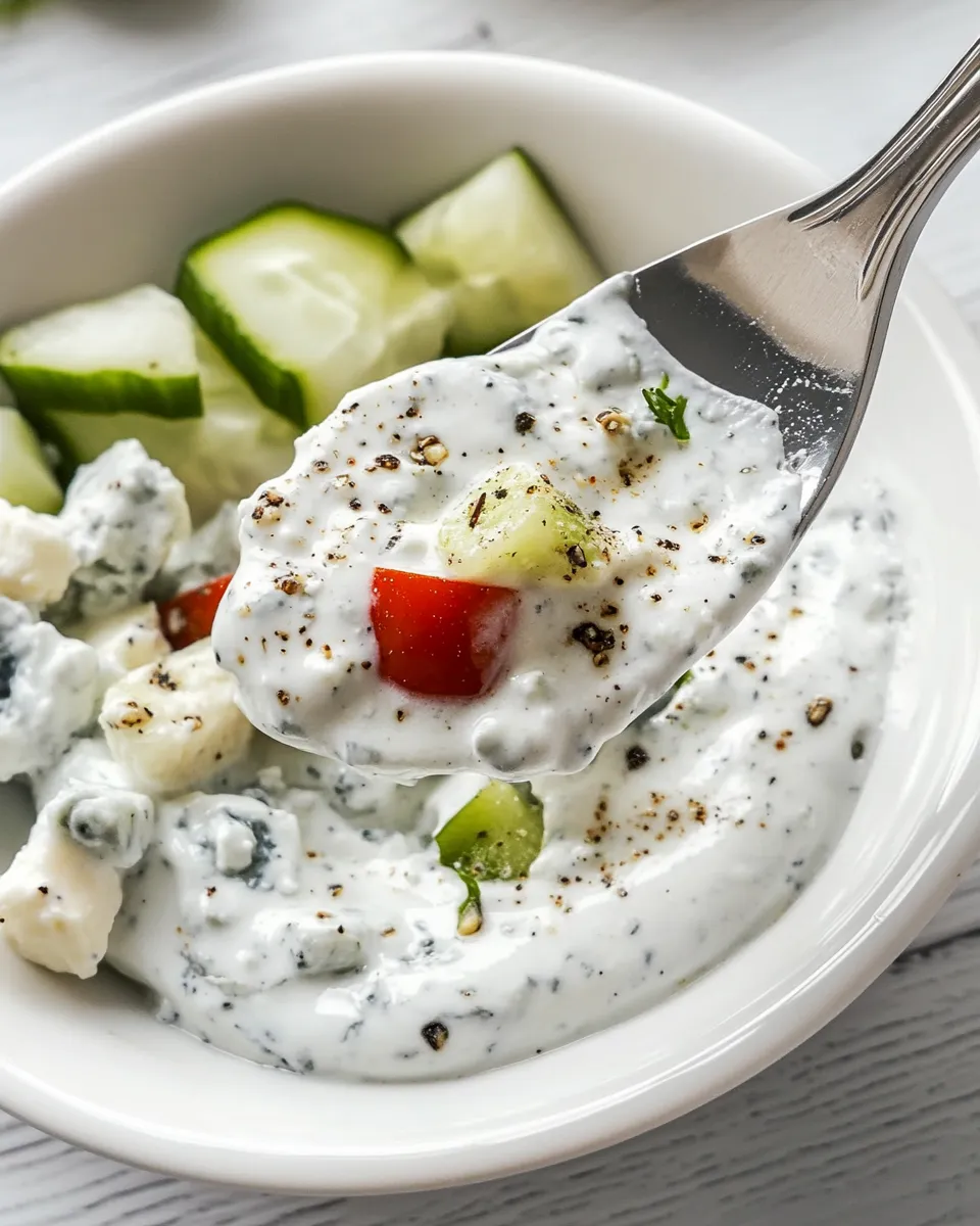 Easy Buttermilk Blue Cheese Dressing recipe photo