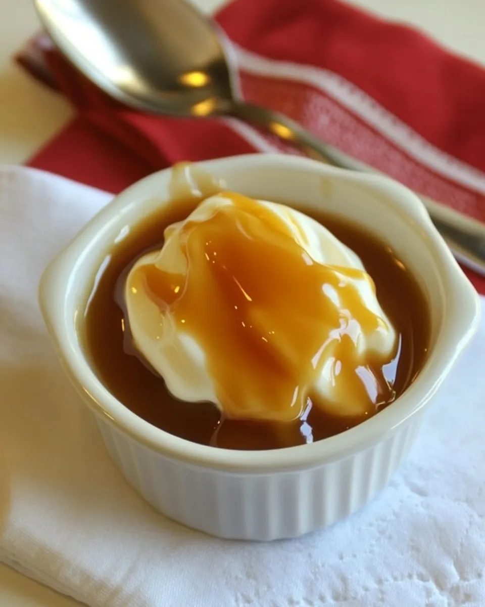 Delicious Buttermilk Caramel Sauce shot