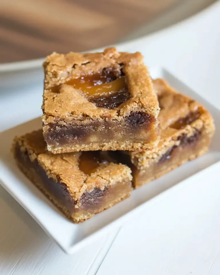 Homemade Butterscotch Caramel Blondies photo