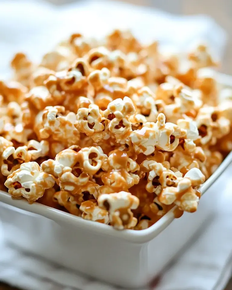 Homemade Butterscotch Popcorn photo