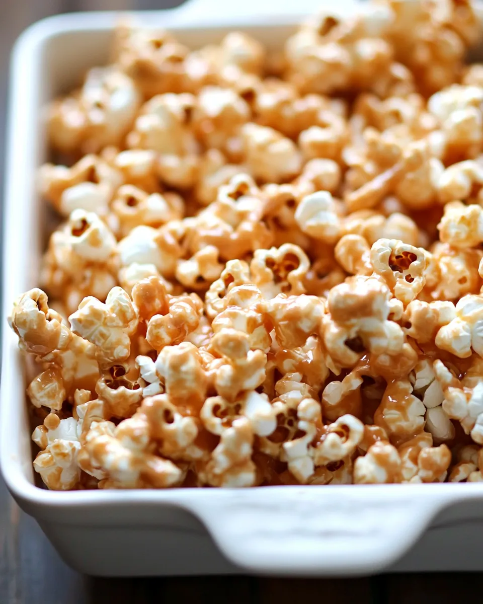 Delicious Butterscotch Popcorn recipe photo
