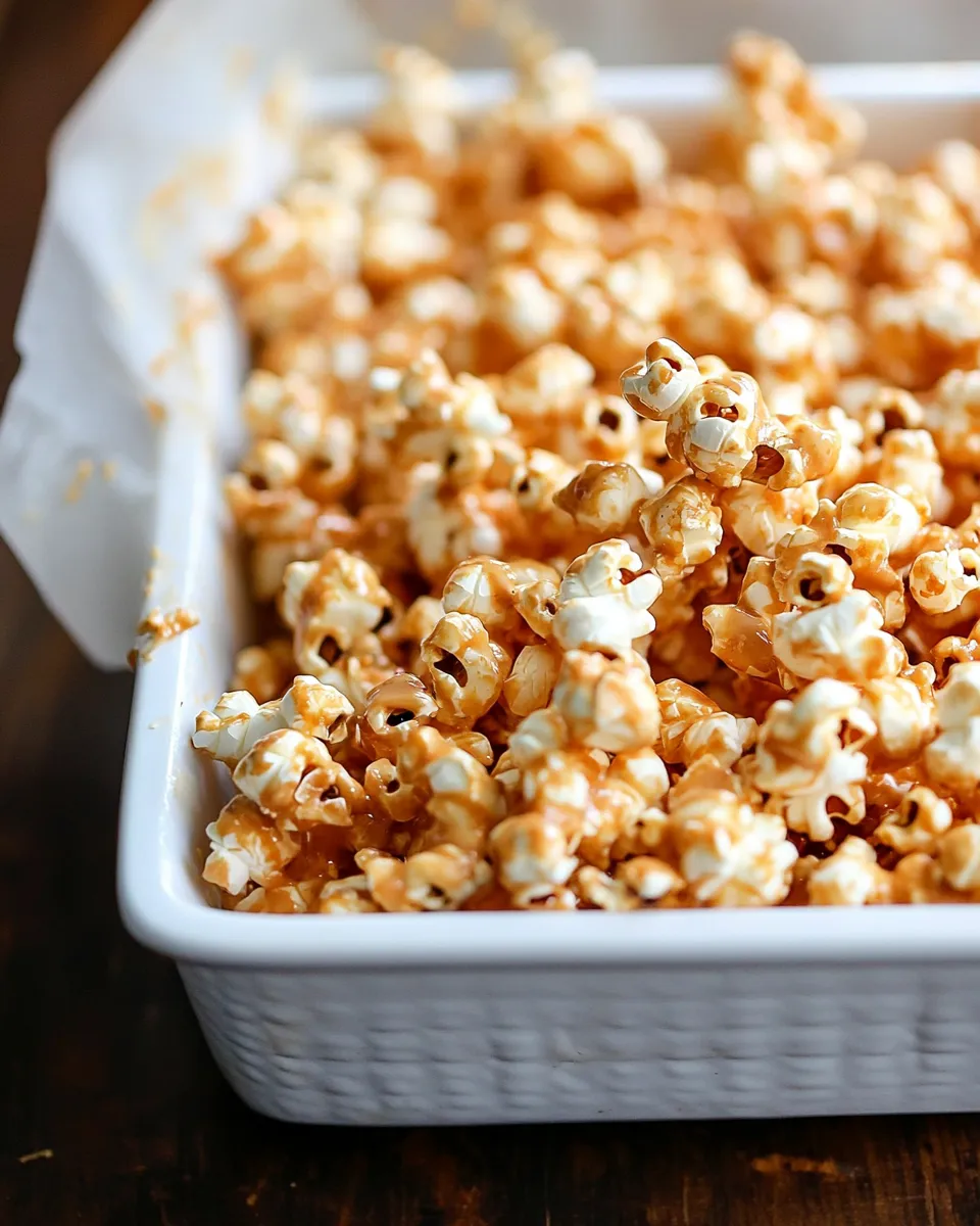 Classic Butterscotch Popcorn shot