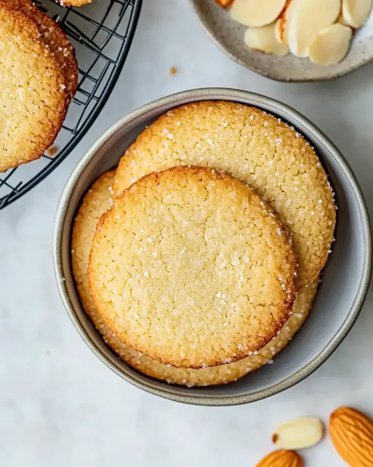 Homemade Buttery Almond Cookies photo