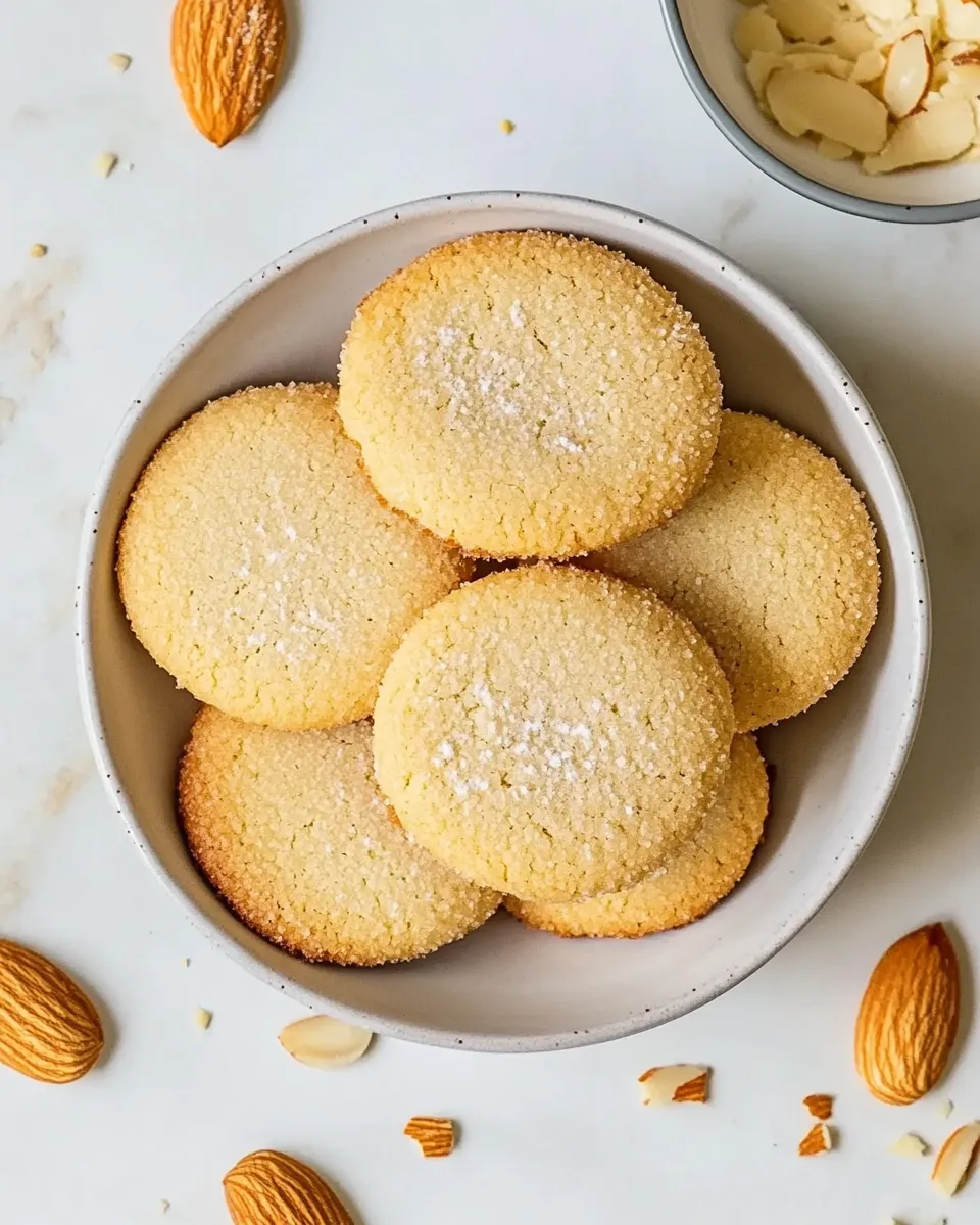 Classic Buttery Almond Cookies image