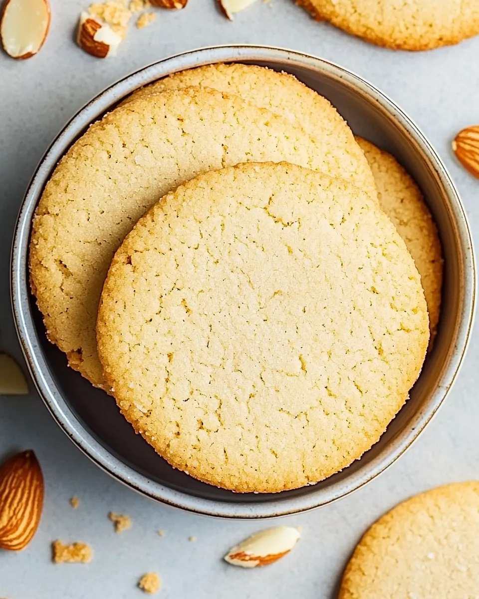 Easy Buttery Almond Cookies recipe photo