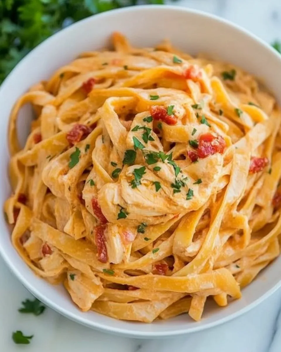 Homemade CHICKEN FETTUCCINE photo