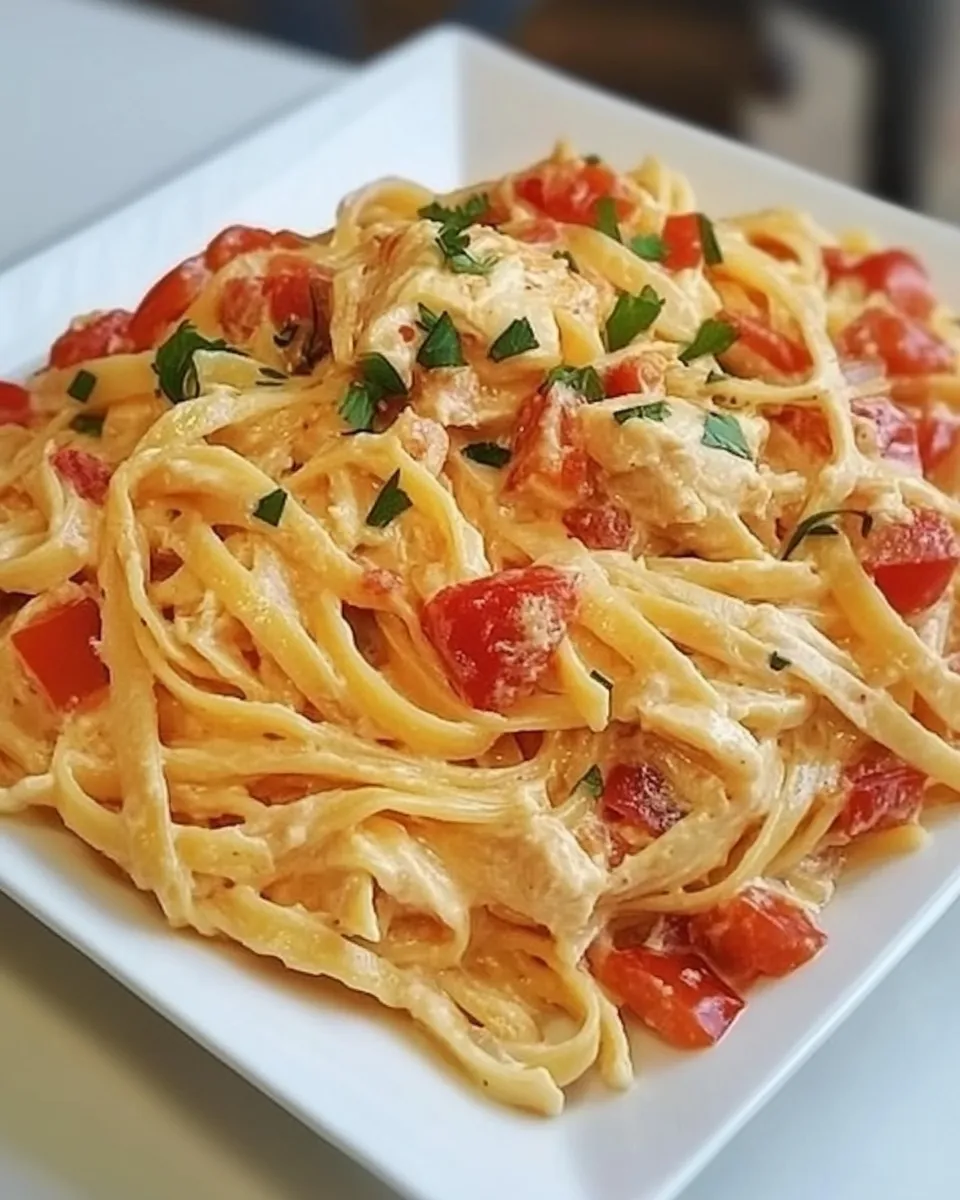 Easy CHICKEN FETTUCCINE recipe photo
