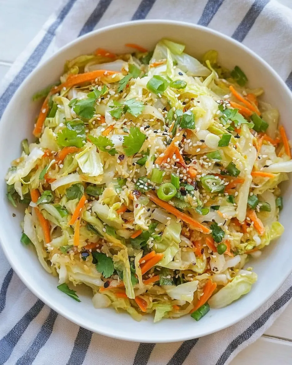 Healthy Cabbage Stir Fry (Keto, Paleo, Whole30) recipe photo