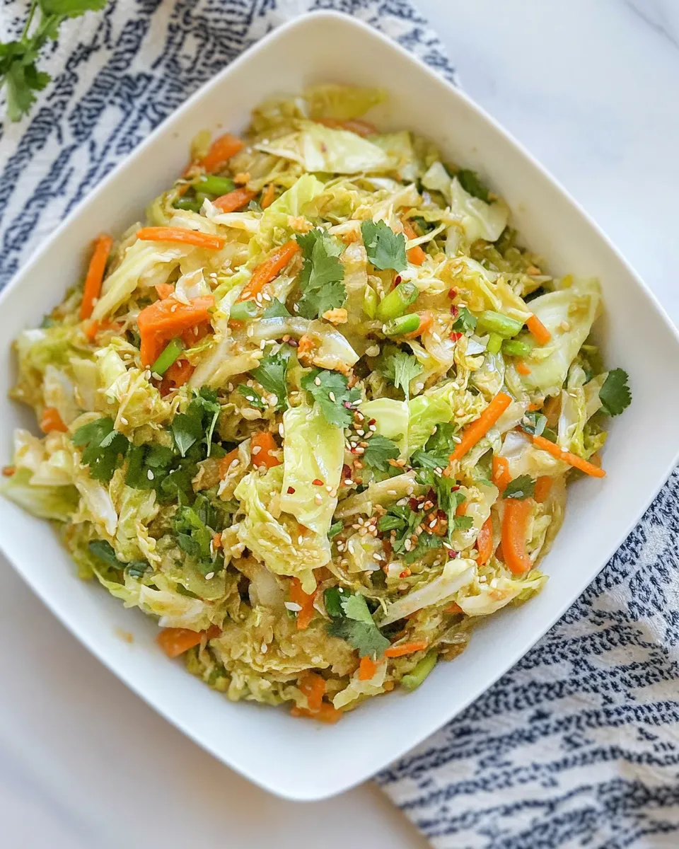 Quick Cabbage Stir Fry (Keto, Paleo, Whole30) dish photo