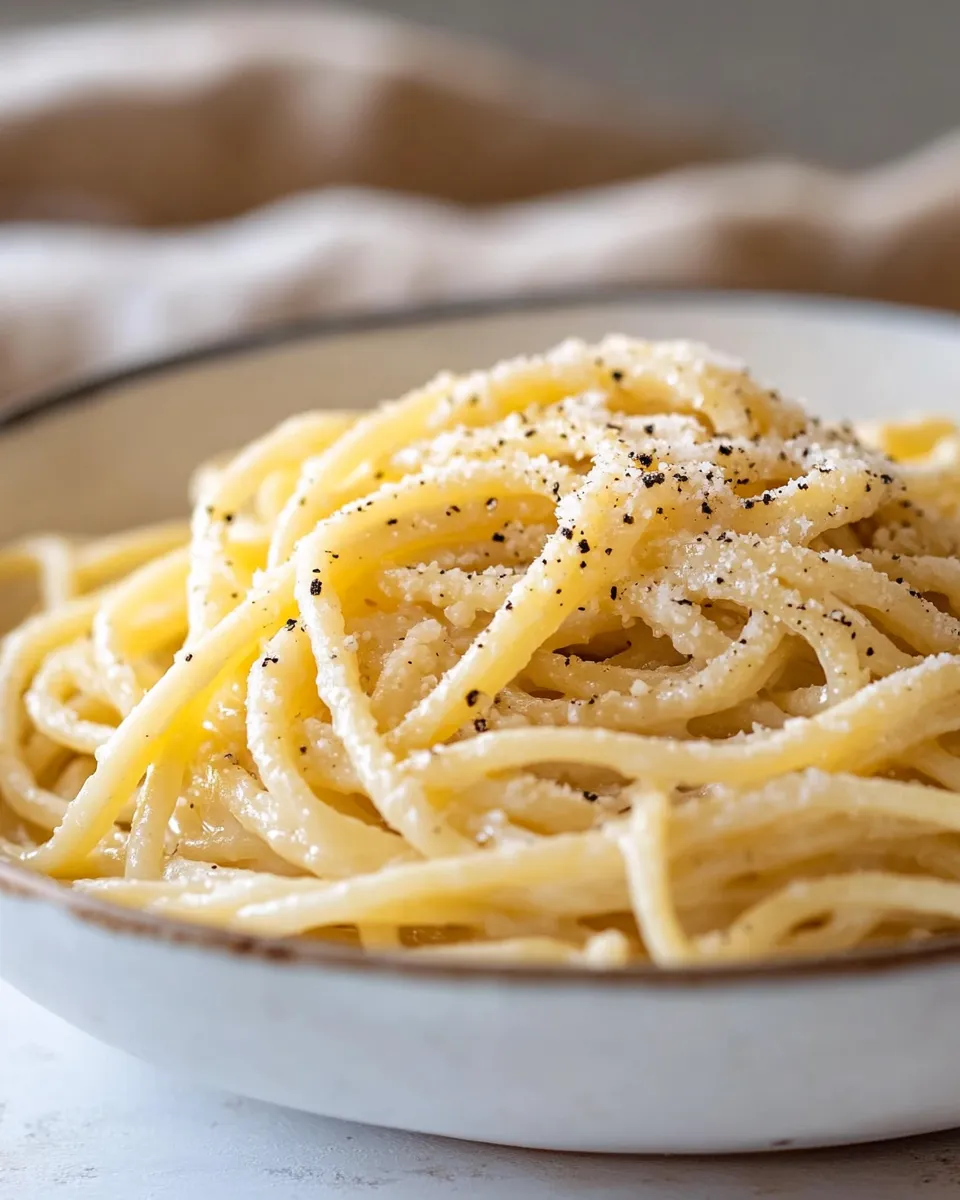 Easy Cacio e Pepe Pasta image